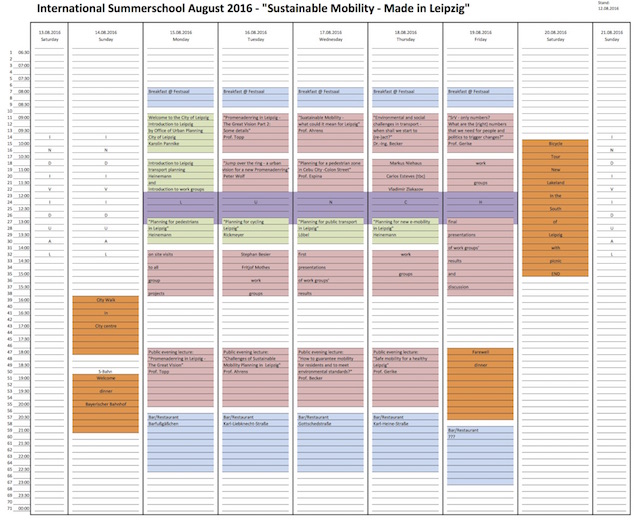 International Summerschool Leipzig 2016 detailed 20160812